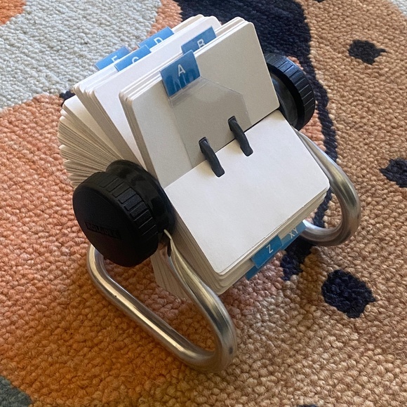 Rolodex I Classic Rotary Card File I Chrome I #66706 - Picture 2 of 10